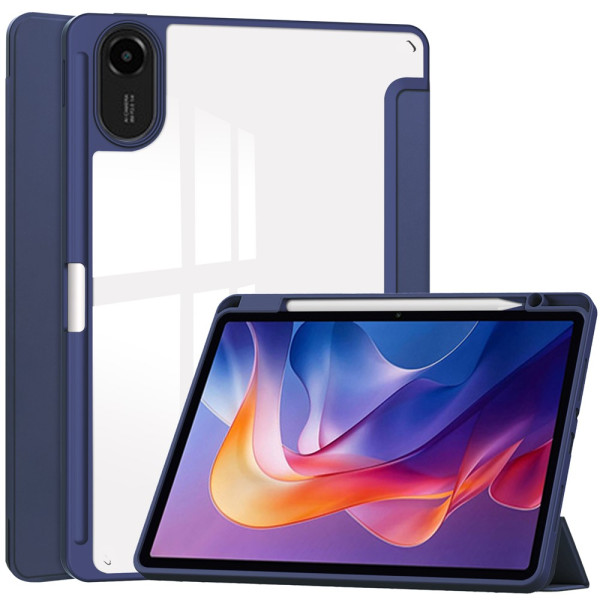 Фото - Чохол для планшета BeCover Soft Edge з кріпленням для стілусу for Xiaomi Redmi Pad 2 11.0" Deep Blue (713657)