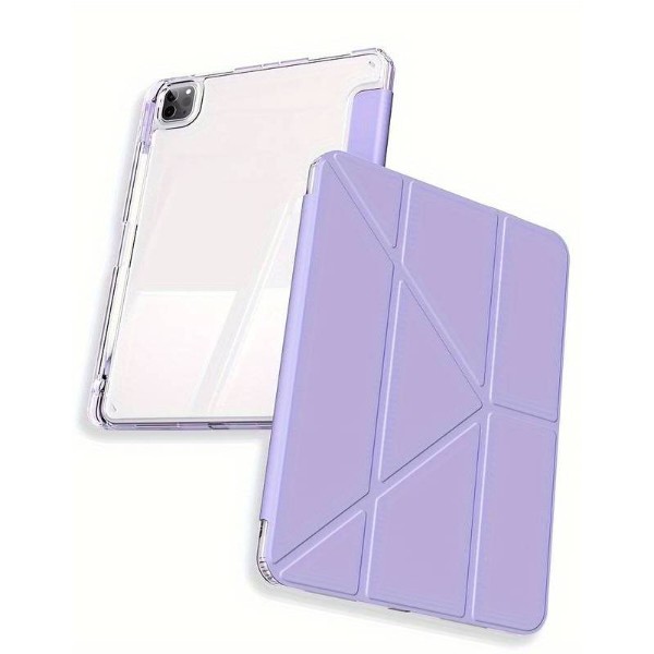 Фото - Чехол для планшета BeCover Ultra Slim Origami Transparent for Apple iPad Pro 11" M4 2024 Purple (711692)