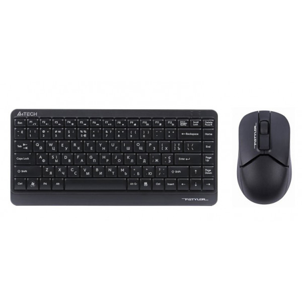 Фото - Клавіатура + миша бездротова A4tech FG1112 Black
