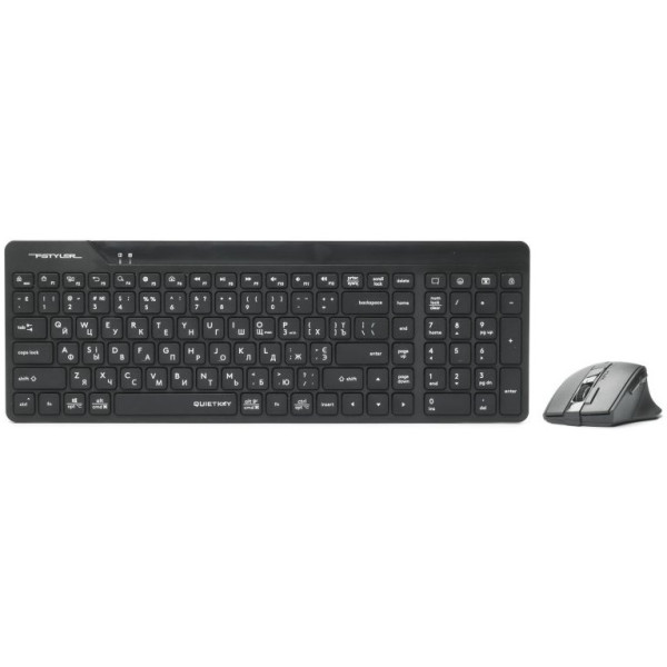 Фото - Клавіатура + миша бездротова A4tech FG2400 Air2 (Black)