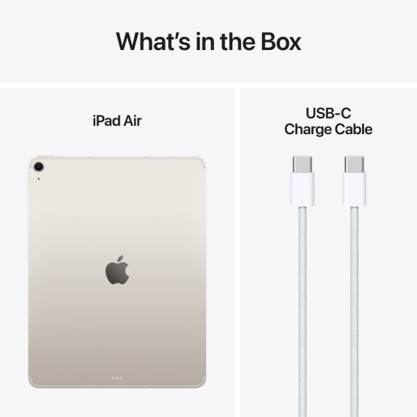 Фото - Планшет Apple iPad Air 13'' (M3) Cellular 1TB (MCJG4) Starlight