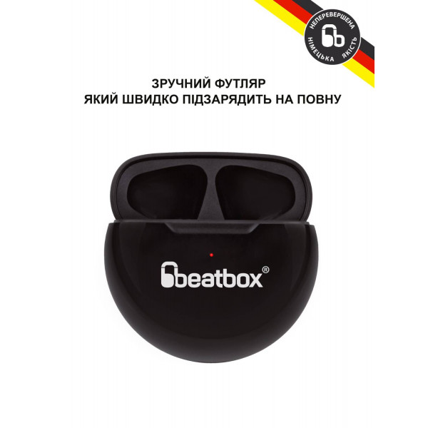 Фото - Навушники вкладиші бездротові TWS BeatBox PODS PRO 6 black (bbppro6b)