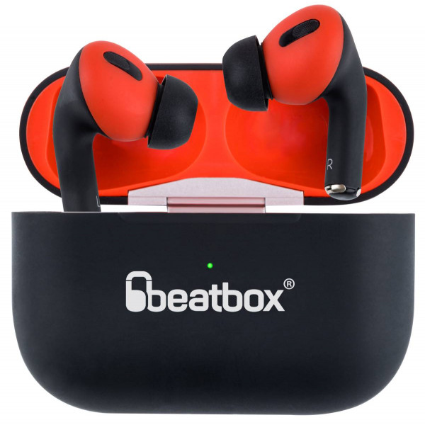 Фото - Навушники вкладиші бездротові TWS BeatBox PODS PRO 1 Wireless charging black-red (bbppro1wcbr)