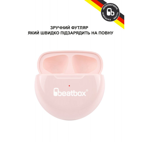 Фото - Наушники вкладыши беспроводные TWS BeatBox PODS PRO 6 pink (bbppro6p)
