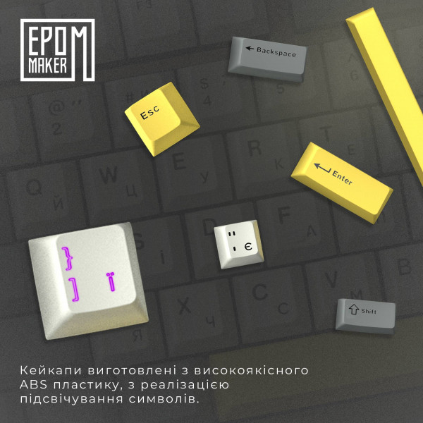 Фото - Клавіатура бездротова ігрова EPOMAKER AK820 Pro Gift Switch Hot-Swap Black (AK820-PRO-B-G)