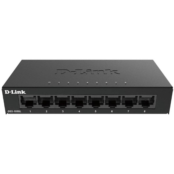 Фото - Коммутатор локальной сети (Switch) D-Link DGS-108