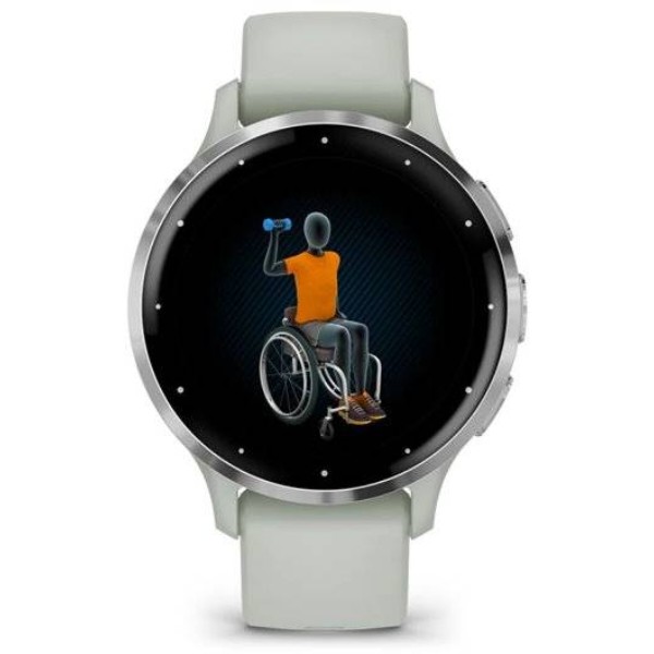 Фото - Смарт-годинник Garmin Venu 3S Sage Gray + Passivated (010-02785-01)