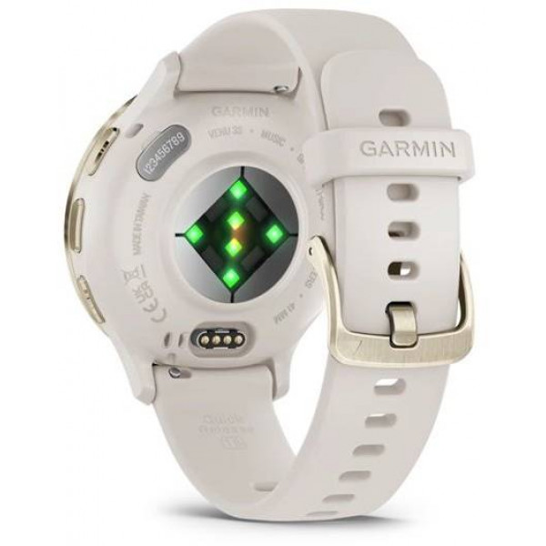 Фото - Смарт-часы Garmin Venu 3S Ivory+Soft Gold (010-02785-04)