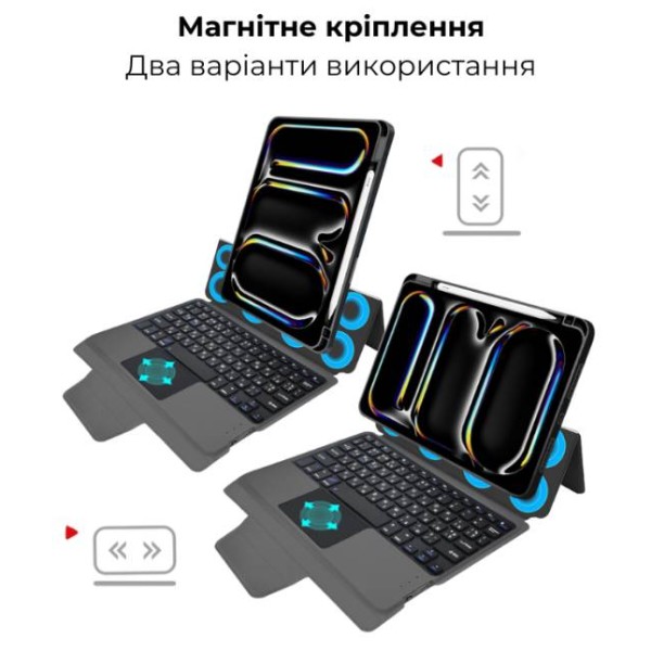 Фото - Чехол-клавиатура для планшета AIRON Premium for iPad Pro 11 2024 (4822352781230)