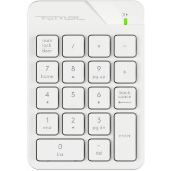 Фото - Клавиатура беспроводная A4tech FGK21C (White)