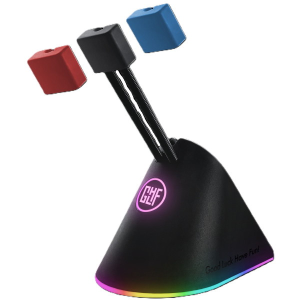 Фото - Тримач для кабелю GLHF Citadel Colorful 3 clips RGB (FGLMB22BKCTDLRGB3) Фото - Тримач для кабелю GLHF Citadel Colorful 3 clips RGB (FGLMB22BKCTDLRGB3)