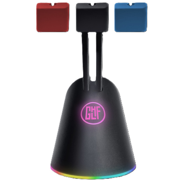 Фото - Тримач для кабелю GLHF Citadel Colorful 3 clips RGB (FGLMB22BKCTDLRGB3)