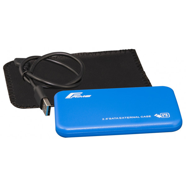 Фото - Внешний карман Frime SATA HDD/SSD 2.5'' USB 3.0 Plastic, Blue (FHE72.25U30)
