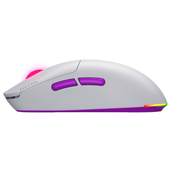 Фото - Мышь беспроводная игровая Hator Quasar 3 ULTRA 8K Wireless White (HTM771)