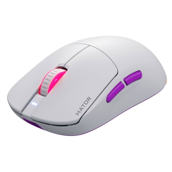 Фото - Мышь беспроводная игровая Hator Quasar 3 ULTRA 8K Wireless White (HTM771)