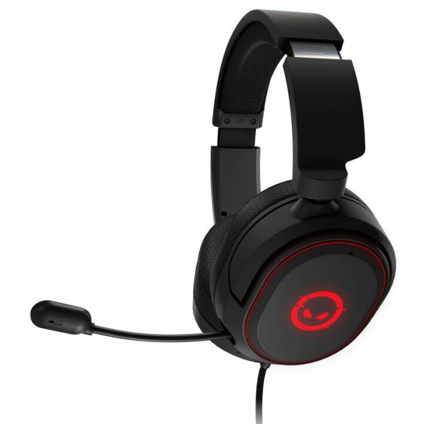 Фото - Гарнітура дротова ігрова Lorgar Kaya 460 Gaming RGB USB Black (LRG-GHS460)