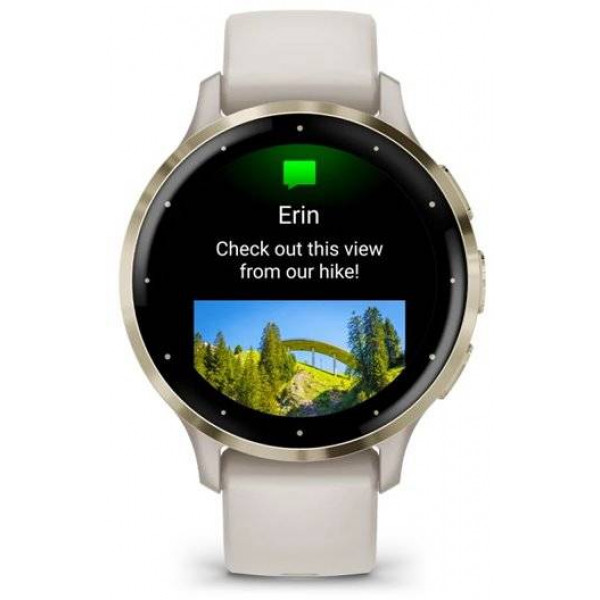 Фото - Смарт-часы Garmin Venu 3S Ivory+Soft Gold (010-02785-04)