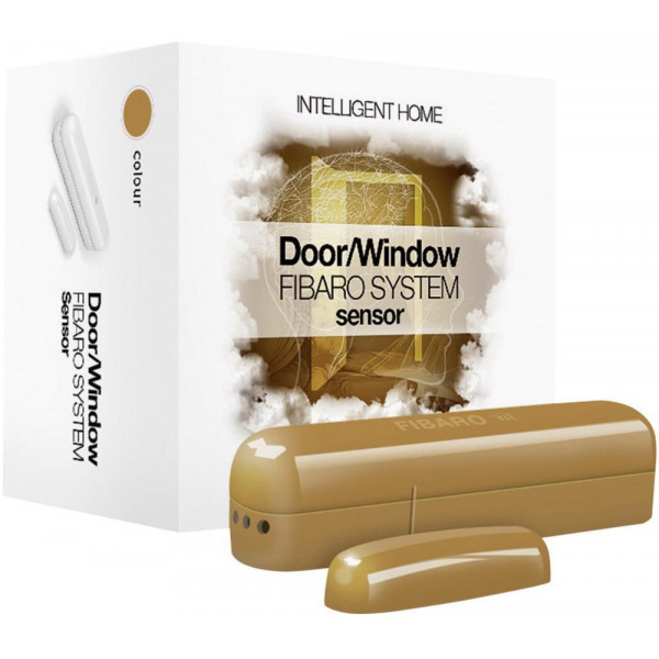 Фото - Мікропошкодження - Бездротовий датчик відкриття дверей/вікон Fibaro Door/Window Sensor Cappuccino (FIB_FGK-105)