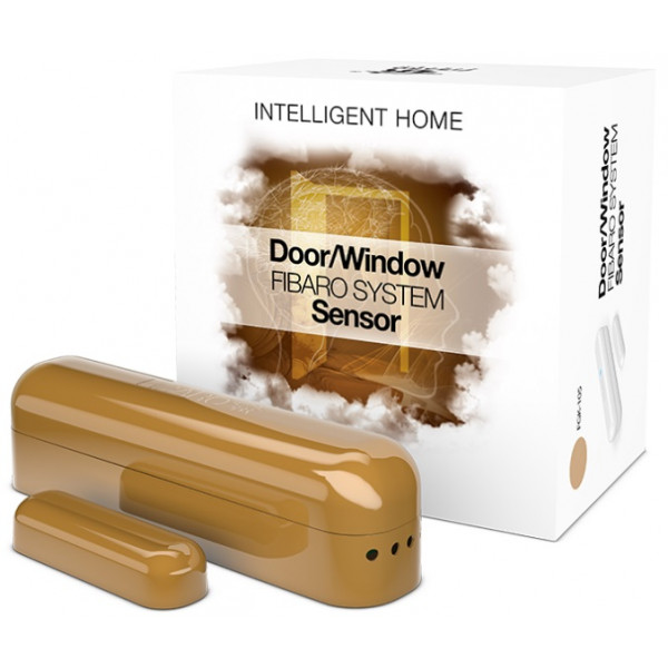 Фото - Мікропошкодження - Бездротовий датчик відкриття дверей/вікон Fibaro Door/Window Sensor Cappuccino (FIB_FGK-105)
