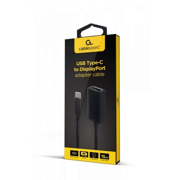 Фото - Кабель Cablexpert USB Type C-DisplayPort 0.15m (A-CM-DPF-02)