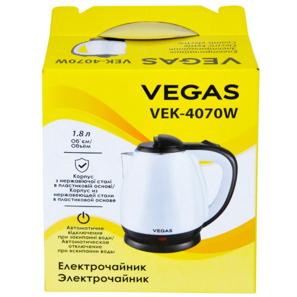 Фото - Електричний чайник Vegas VEK-4070W