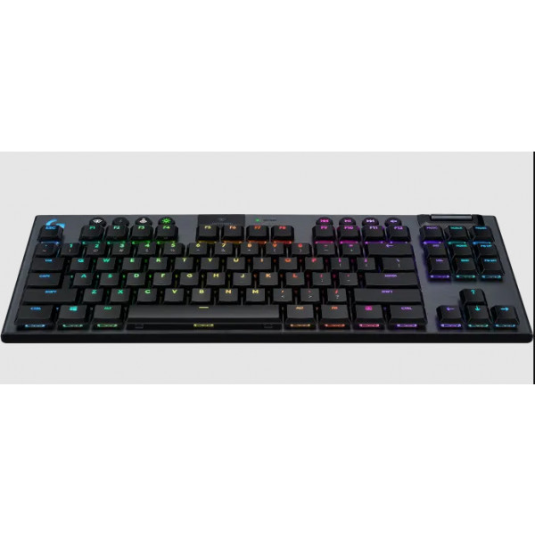 Фото - Клавіатура бездротова ігрова Logitech G915 TKL Tenkeyless LIGHTSPEED RGB Mechanical Clicky Switch Carbon UA (920-009537)