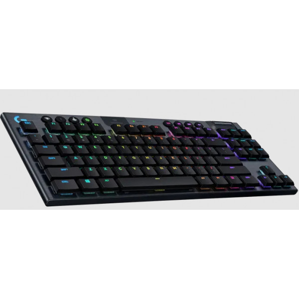 Фото - Клавіатура бездротова ігрова Logitech G915 TKL Tenkeyless LIGHTSPEED RGB Mechanical Clicky Switch Carbon UA (920-009537)