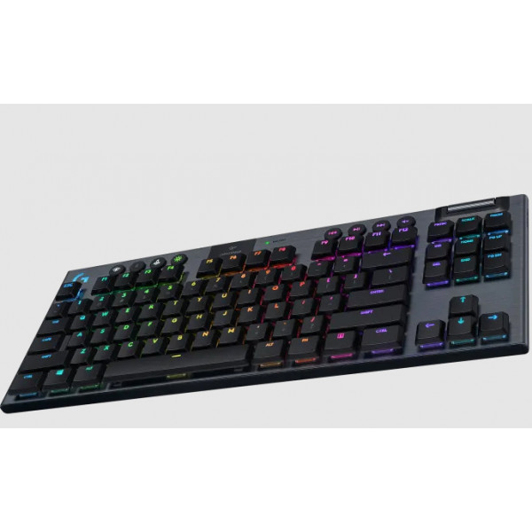 Фото - Клавіатура бездротова ігрова Logitech G915 TKL Tenkeyless LIGHTSPEED RGB Mechanical Clicky Switch Carbon UA (920-009537)