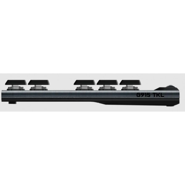 Фото - Клавіатура бездротова ігрова Logitech G915 TKL Tenkeyless LIGHTSPEED RGB Mechanical Clicky Switch Carbon UA (920-009537)