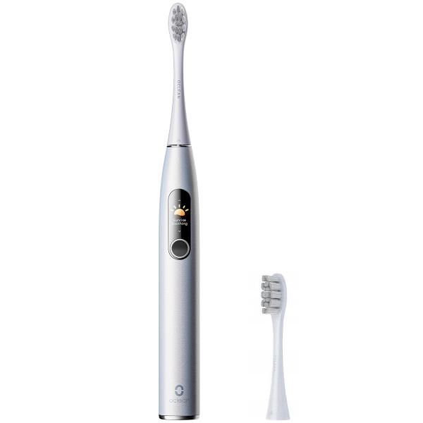Фото - Зубная щетка электрическая Oclean X Pro Digital Electric Toothbrush Glamour Silver (6970810552560)