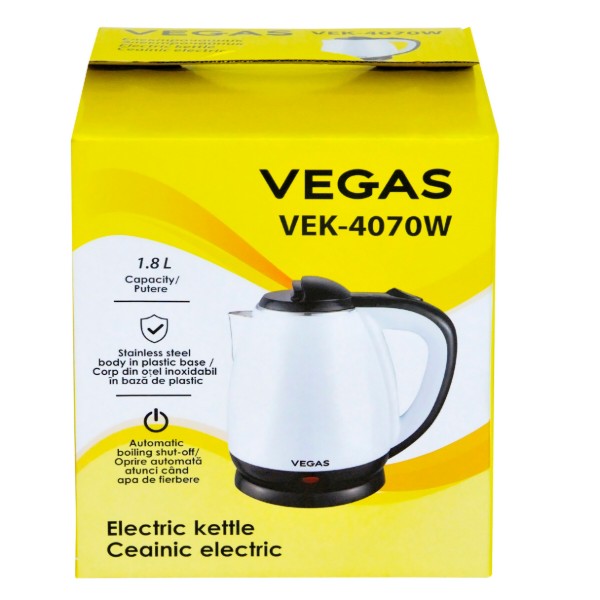 Фото - Електричний чайник Vegas VEK-4070W