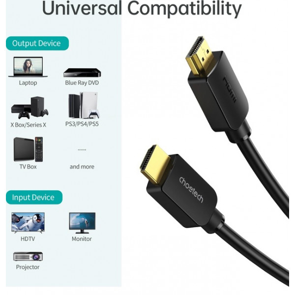 Фото - Кабель HDMI Choetech XHH-TP20