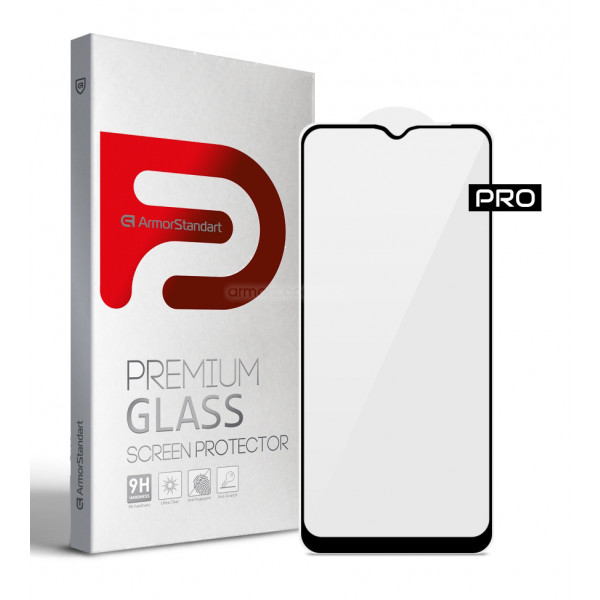 Фото - Захисне скло для смартфону Armorstandart Pro for Oppo A16 Black (ARM61019)