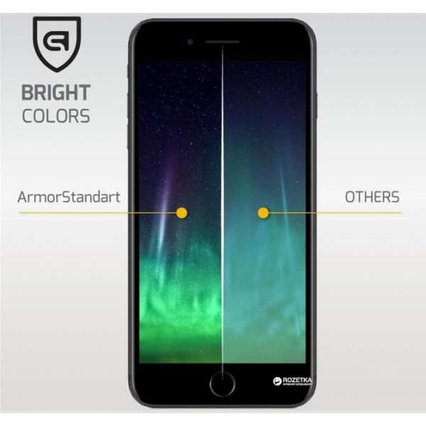 Фото - Захисне скло для смартфону Armorstandart 3D Soft Edge for Apple iPhone 8 Plus Black (ARM49733-GSE-BK)
