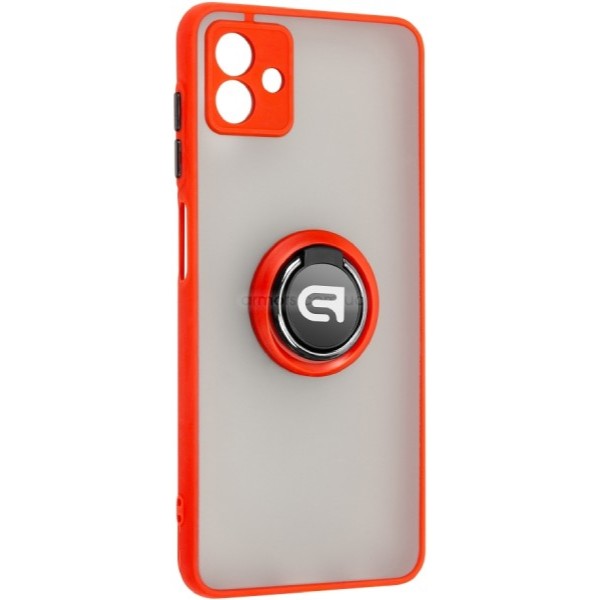 Фото - Чохол для смартфону Armorstandart Frosted Matte Ring for Samsung A04 (A045) Red (ARM68345)