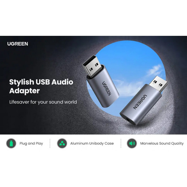 Фото - Перехідник UGREEN CM383 Gray (80864)