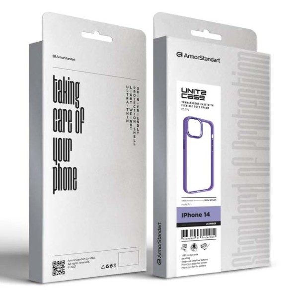 Фото - Чохол для смартфону Armorstandart UNIT2 for Apple iPhone 14 Lavander (ARM69942)