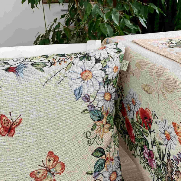 Фото - Наволочка Прованс Alicia метелики та квіти (021814)