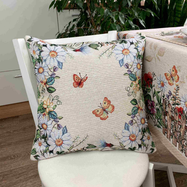 Фото - Наволочка Прованс Alicia метелики та квіти (021814)