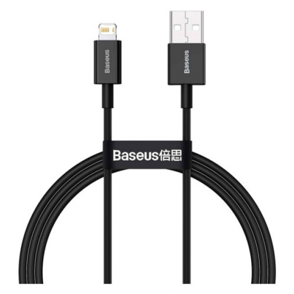 Фото - Кабель Baseus Superior Fast Charging USB-Lightning 1m Black (CALYS-A01)