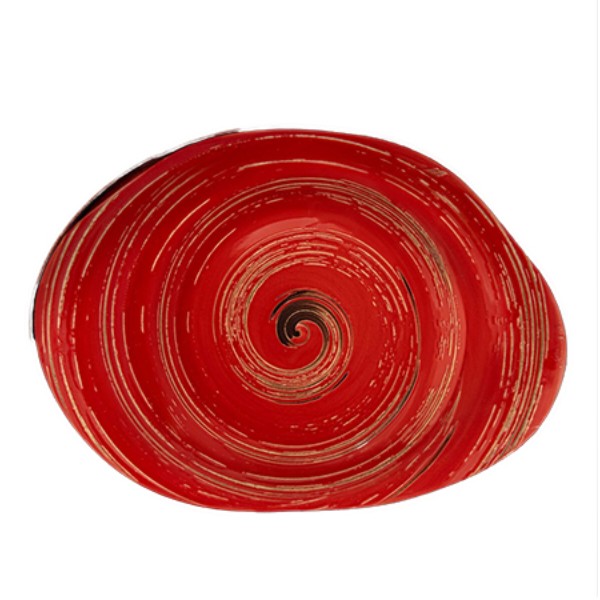 Фото - Блюдо Wilmax Spiral Red 33х24.5 см 700 мл (WL-669242 / A)