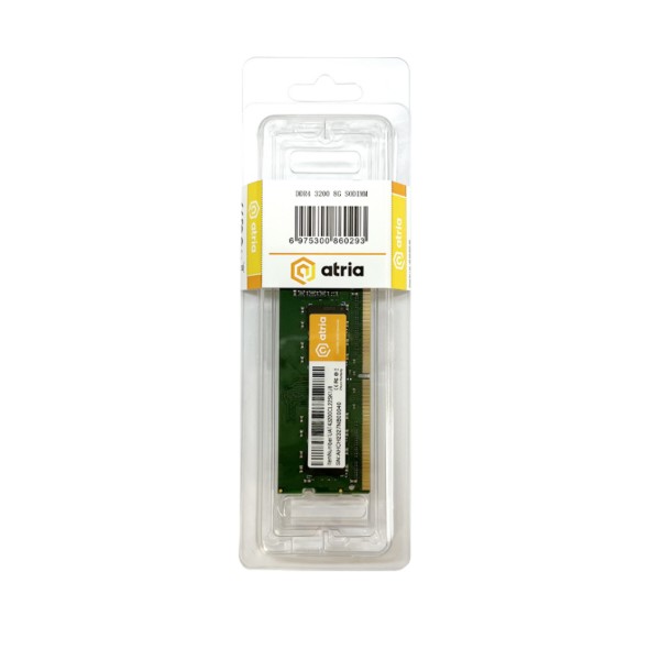 Фото - Память DDR ATRIA SO-DIMM DDR4 8/3200 (UAT43200CL22SK1/8)
