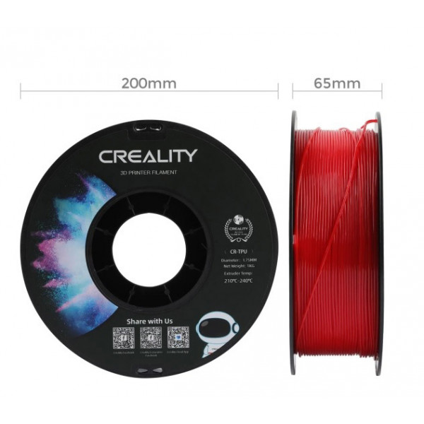 Фото - Нитка для TPU-картриджа Creality Filament 1.75 мм (3301040034)