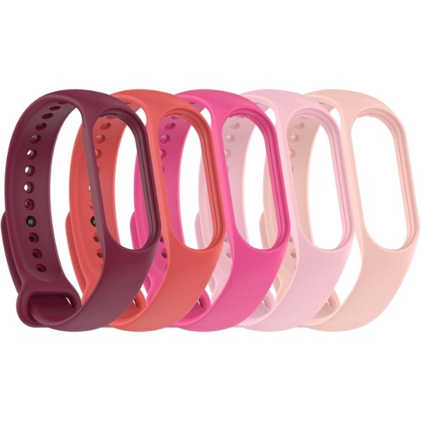 Фото - Ремінець для фітнес-браслету Armorstandart for Xiaomi Mi Band 7/6/5 New Style Pink Punch (ARM75066)