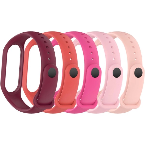 Фото - Ремінець для фітнес-браслету Armorstandart for Xiaomi Mi Band 7/6/5 New Style Pink Punch (ARM75066)