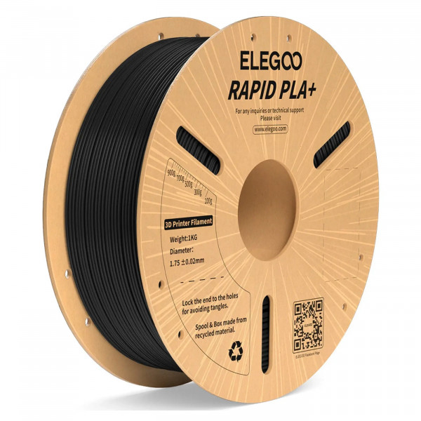 Фото - Нитка для PLA-картриджа Elegoo 1 кг 1.75 мм Black (50.203.0114)