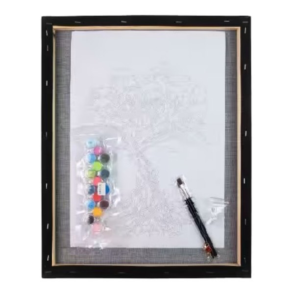 Фото - Картина за номерами Strateg Яскравий захисник 30х30 см (SH3030-10)