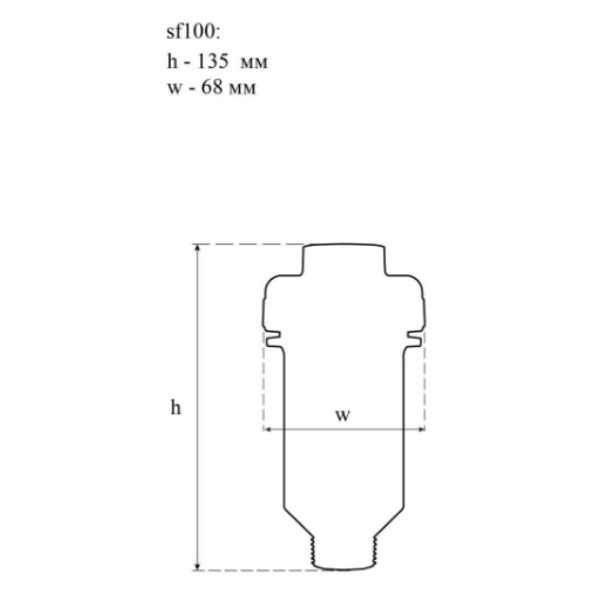 Фото - Фільтр для пральної машини СВОД sf100w (пральна & посудомийна машина +ТВН)