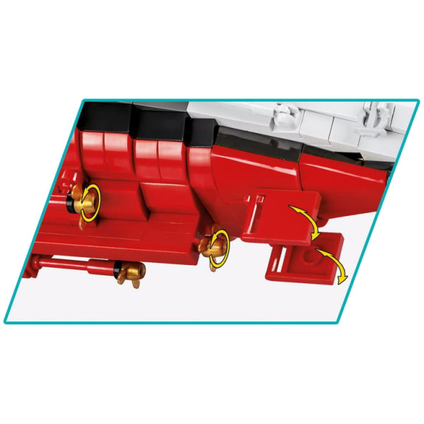 Фото - Пластиковий конструктор Cobi Лінкор Тірпіц 1:300 2880 деталей (COBI-4839)