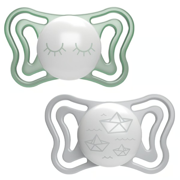 Фото - Ортодонтична пустушка Chicco Physio Light 16-36 місяців 2 шт. (71039.41)